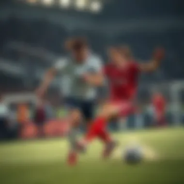 Dynamic Gameplay in Handball Dynamic gameplay showcasing strategic moves