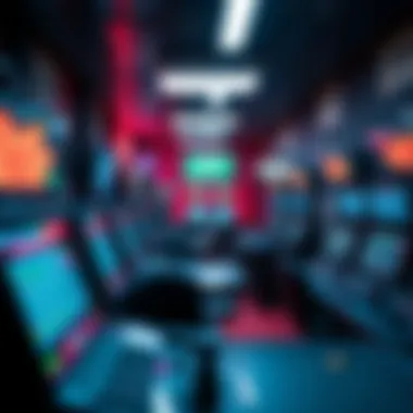 Close-up of a high-voltage betting environment