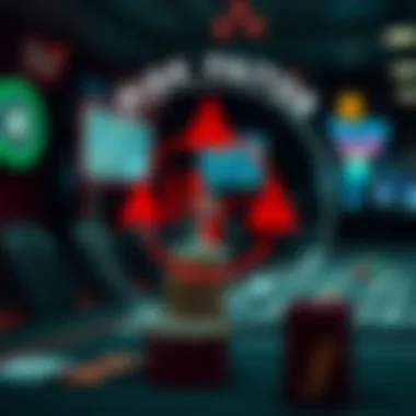 Graphical representation of risk factors in gambling