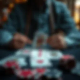 Strategic card arrangement in poker