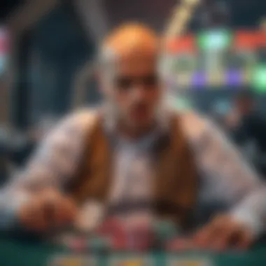 Conceptual representation of gambling addiction