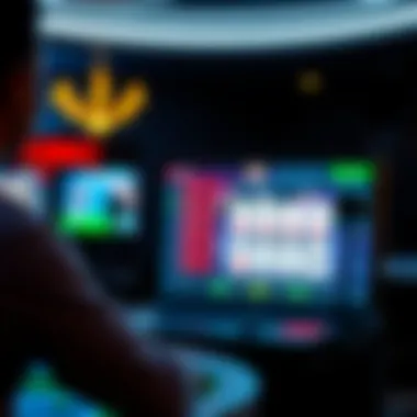 Interactive live casino gaming interface