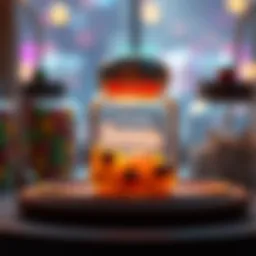 Vibrant visual representation of Jammin Jars game mechanics