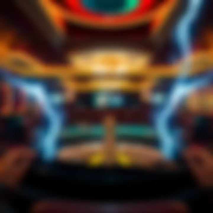 Immersive Casino Atmosphere with Lightning Roulette Casino ambiance featuring Lightning Roulette