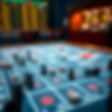 Effective Betting Strategies in Action A strategic betting layout, illustrating effective betting strategies in action.