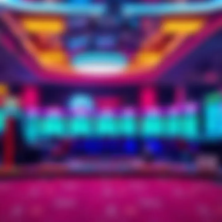 Cutting-Edge Technology in Casino Gaming A high-tech gaming setup illustrating modern live casino technology.