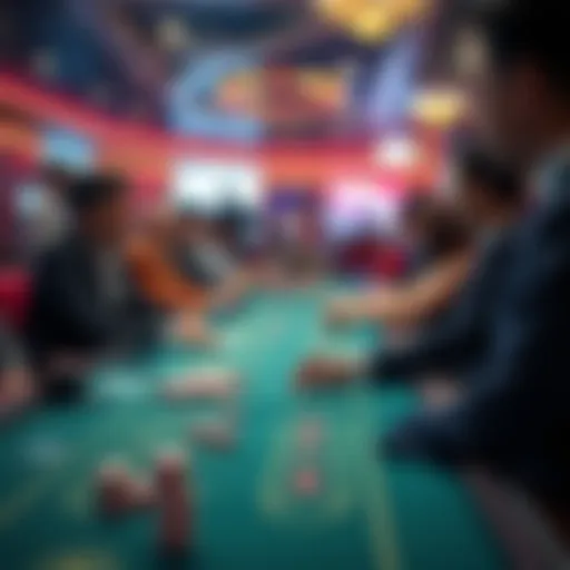 Immersive live dealer casino experience