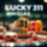 Visual representation of the Lucky 31 betting strategy