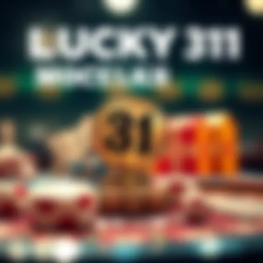 Visual representation of the Lucky 31 betting strategy