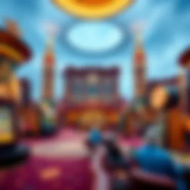 A panoramic view of a luxury casino in Malaysia showcasing its architectural grandeur