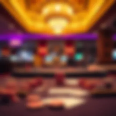 A gaming table with vibrant chips and cards inviting players to join the excitement