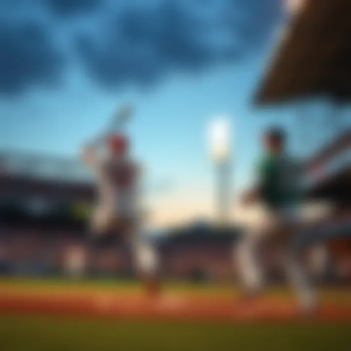 Exciting moment from a Mexican baseball game