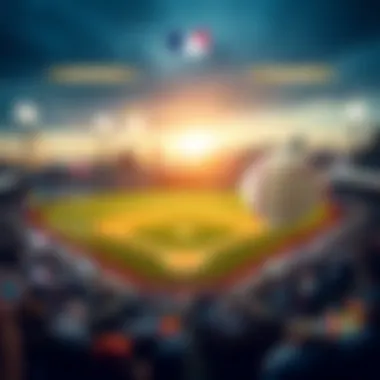Infographic showcasing advanced analytics used in MLB