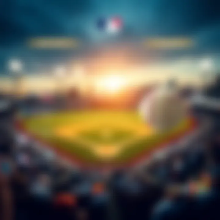 Infographic showcasing advanced analytics used in MLB