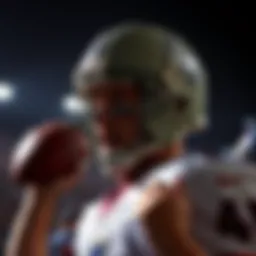 A historical overview of the NFL showcasing iconic moments
