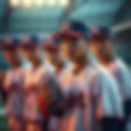 Youth players training in the NPB reserve league