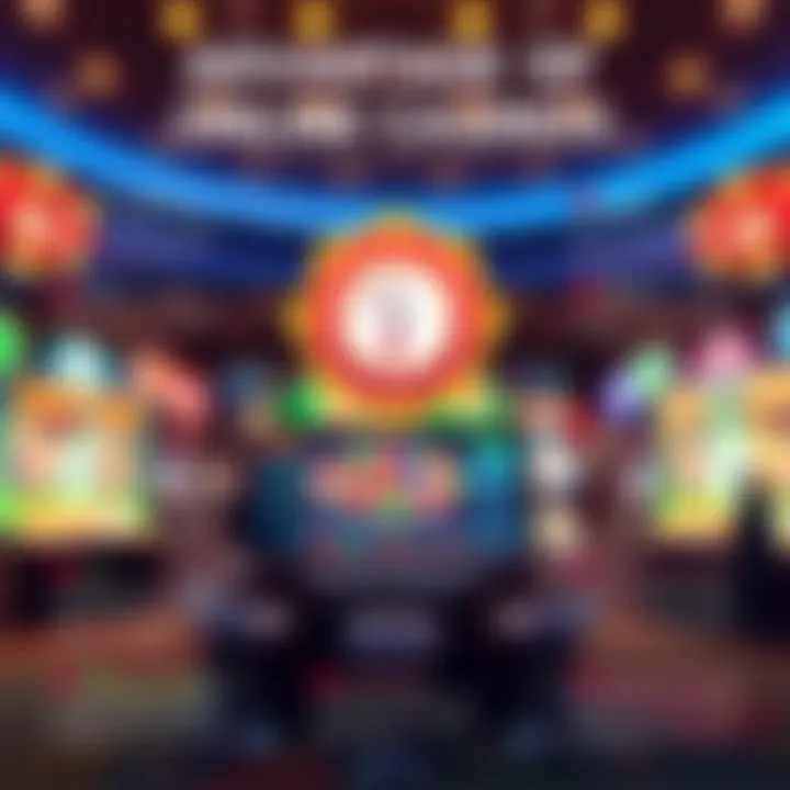 An infographic depicting the advantages of online casinos