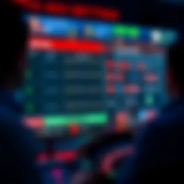 Interactive Betting Experience An engaging interface of an online roulette game, highlighting various betting options available to players.