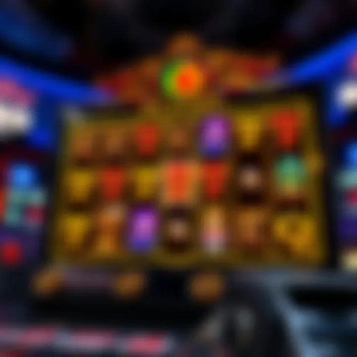 Strategic elements in betting displayed through a mesmerizing slot layout