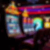 Diverse selection of online slot games featuring vivid graphics