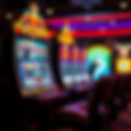 Diverse selection of online slot games featuring vivid graphics
