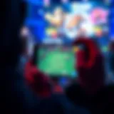 An immersive online gaming experience on a smartphone