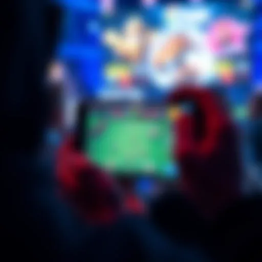 An immersive online gaming experience on a smartphone