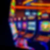 Visual representation of online slot machines showcasing vibrant graphics and themes