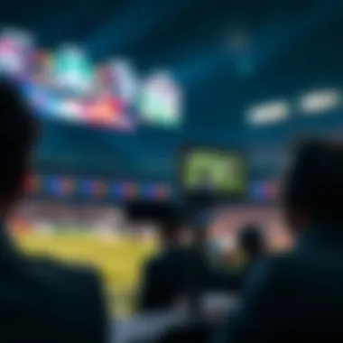 Live sports broadcasting showcasing various global events