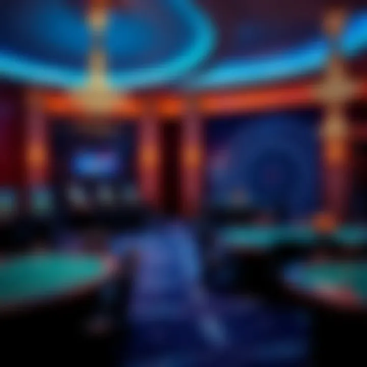 A serene and secure betting environment depiction