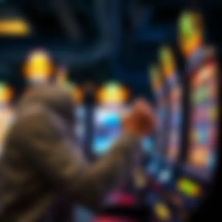 Strategic Approaches to Online Slot Gaming Illustration of a player strategizing with a virtual slot machine interface