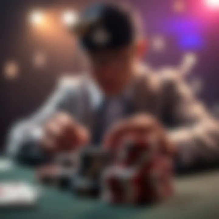 The Psychology Behind Poker Decisions A visual representation of psychological elements in poker