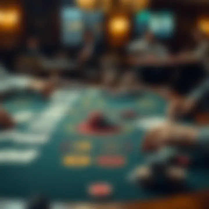 Exploring Poker Strategies on the Table A strategic poker table layout showcasing various game types