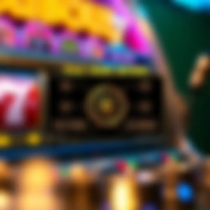 Diagram showing mechanics of free spins in Rainbow Riches