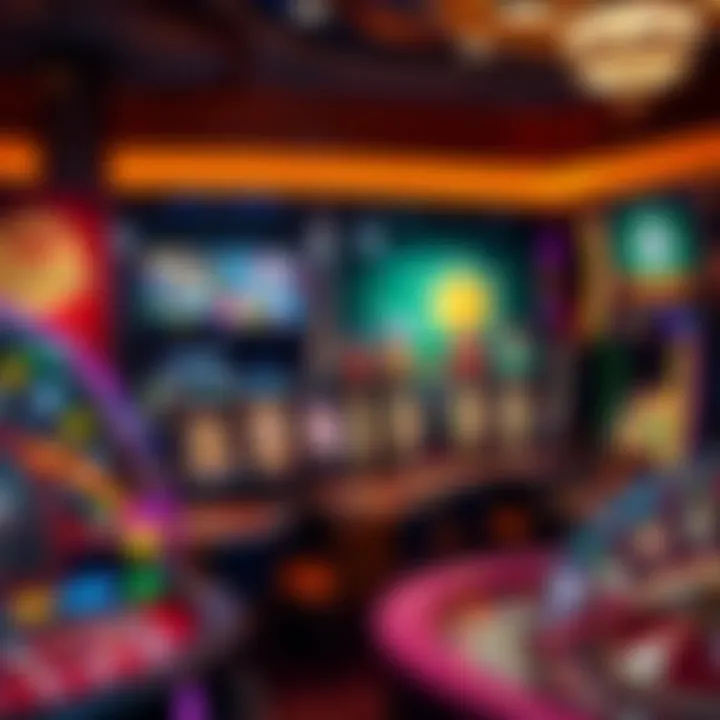 Variety of casino games displayed