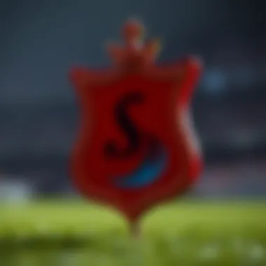 The team crest of Real Salt Lake featuring a vibrant design.