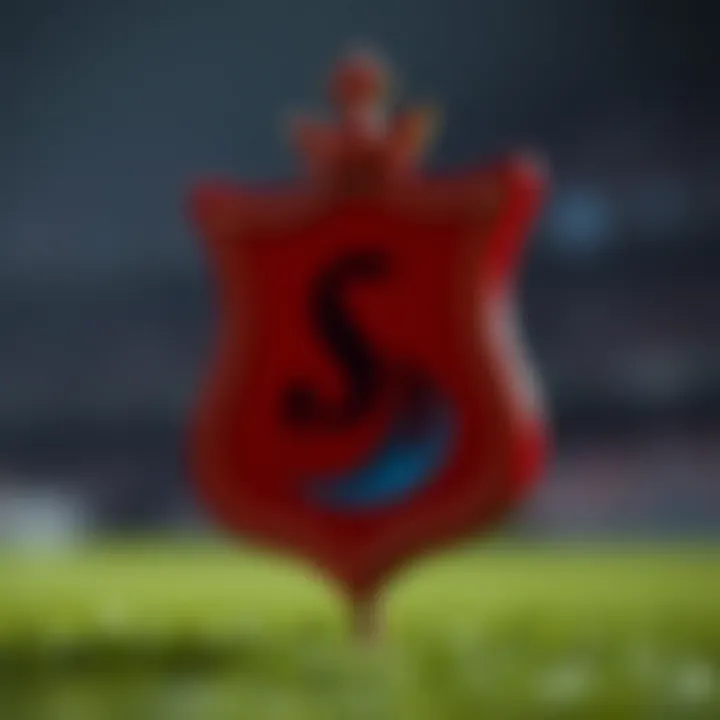 The team crest of Real Salt Lake featuring a vibrant design.