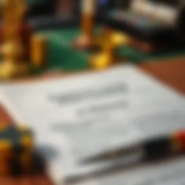 A regulatory framework document highlighting the laws surrounding online gambling