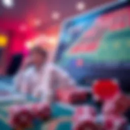 An illustration depicting the elements that build trust in online casinos