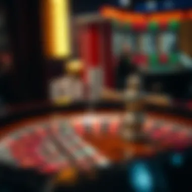 An array of betting options on a roulette table, highlighting various strategies