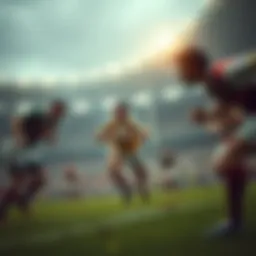 Historic rugby match showcasing the intensity of the sport