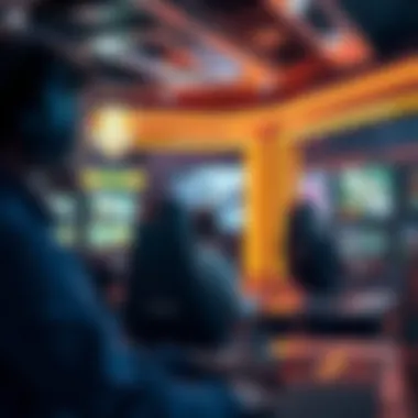 A secure online gaming environment illustration highlighting safety features