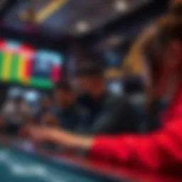 The dynamic world of betting represented visually