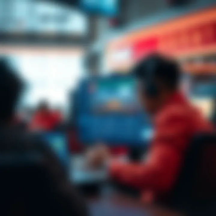 User interface of the Singbet platform