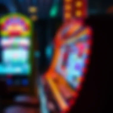 Engaging Slot Machine Experience Vibrant slot machine in action