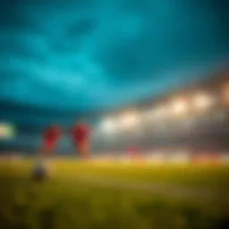 Illustration of soccer betting lines and odds