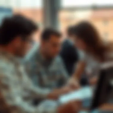 Statistical Insights People analyzing statistics for sports betting