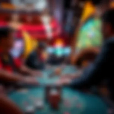 Strategic gameplay in an online casino setting