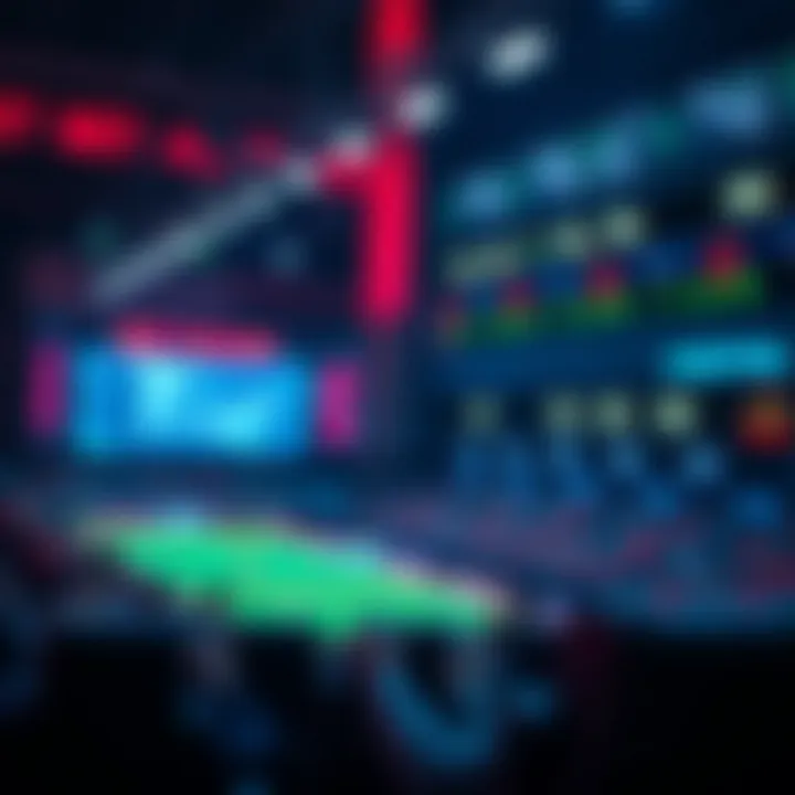 Visual illustration of the impact of technology on betting