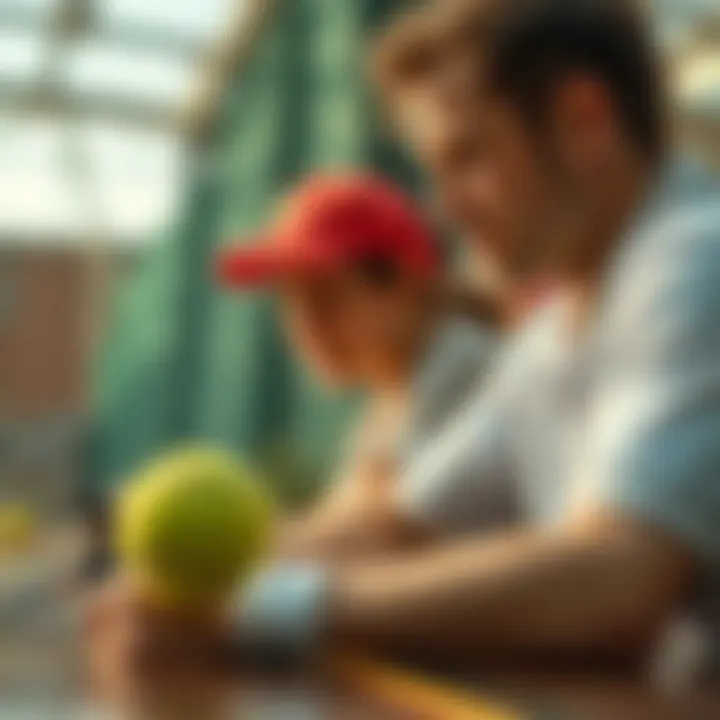 Tennis betting strategy concept